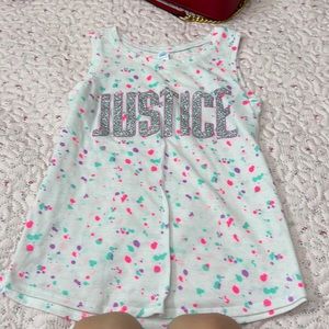 Justice tank top